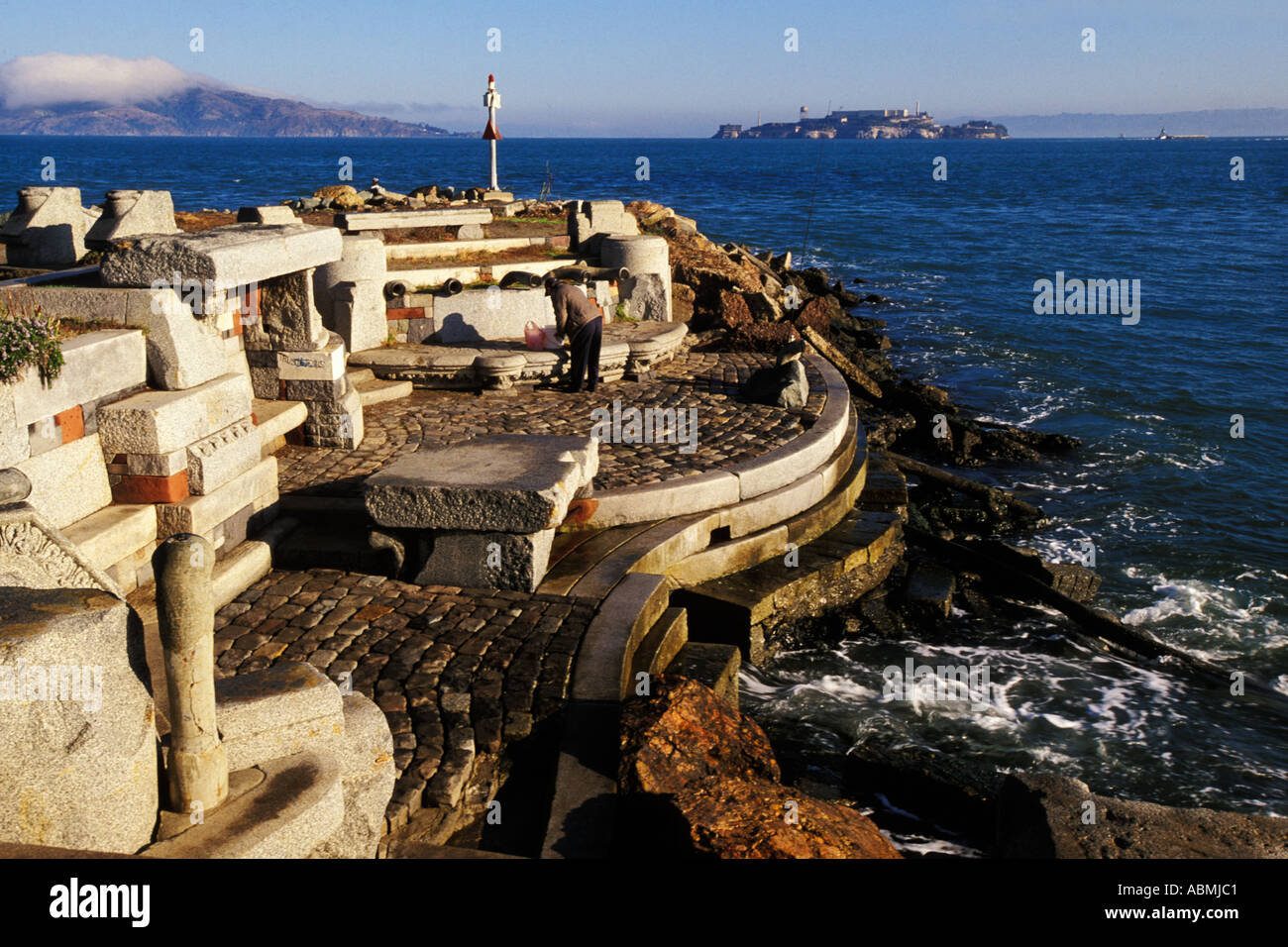 La Californie, San Francisco, organe de l'onde de l'onde acoustique, activé sculpture Banque D'Images
