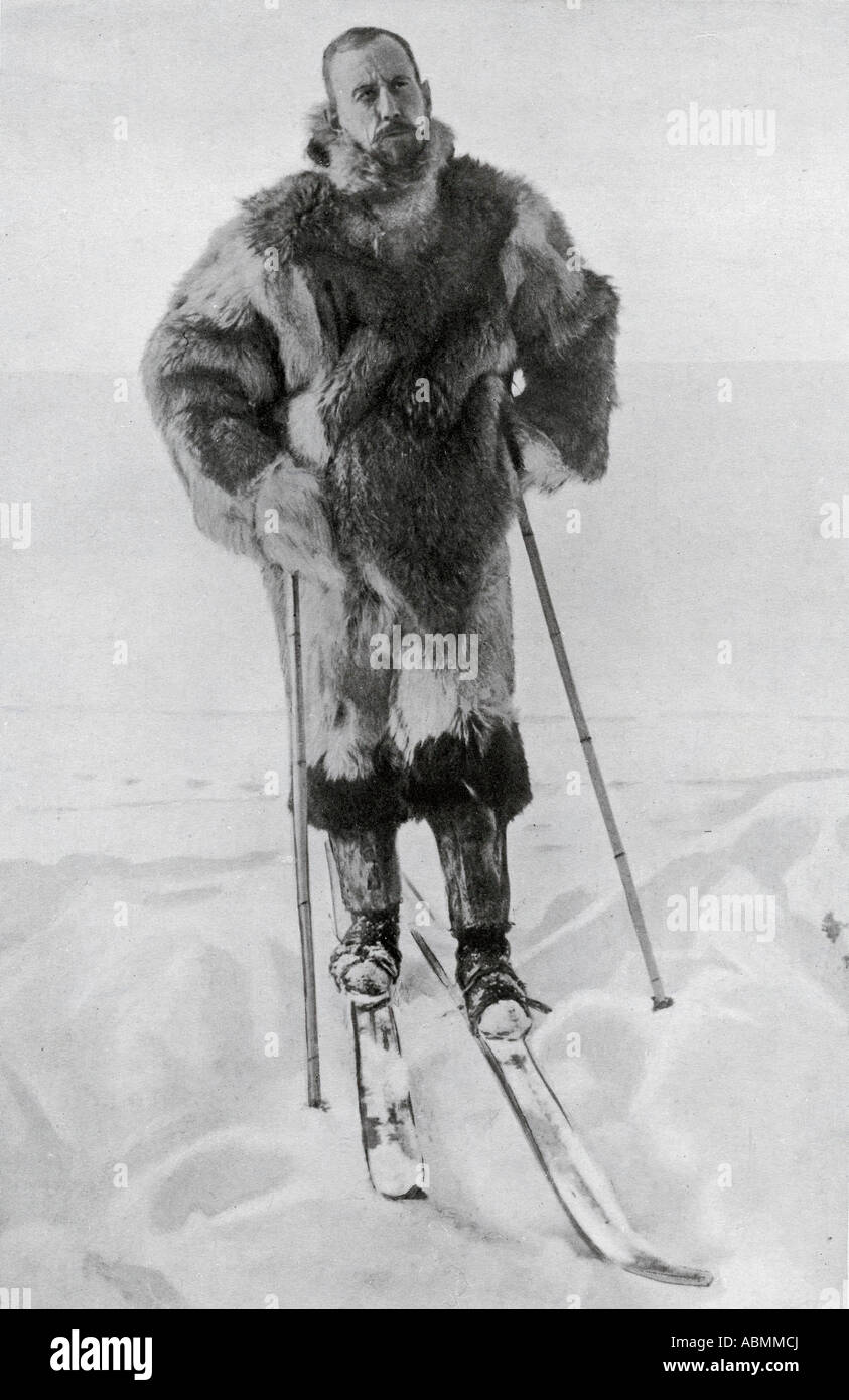 Capitaine Roald Engelbregt Gravning Amundsen, 1872 à 1928 explorateur norvégien des régions polaires Banque D'Images