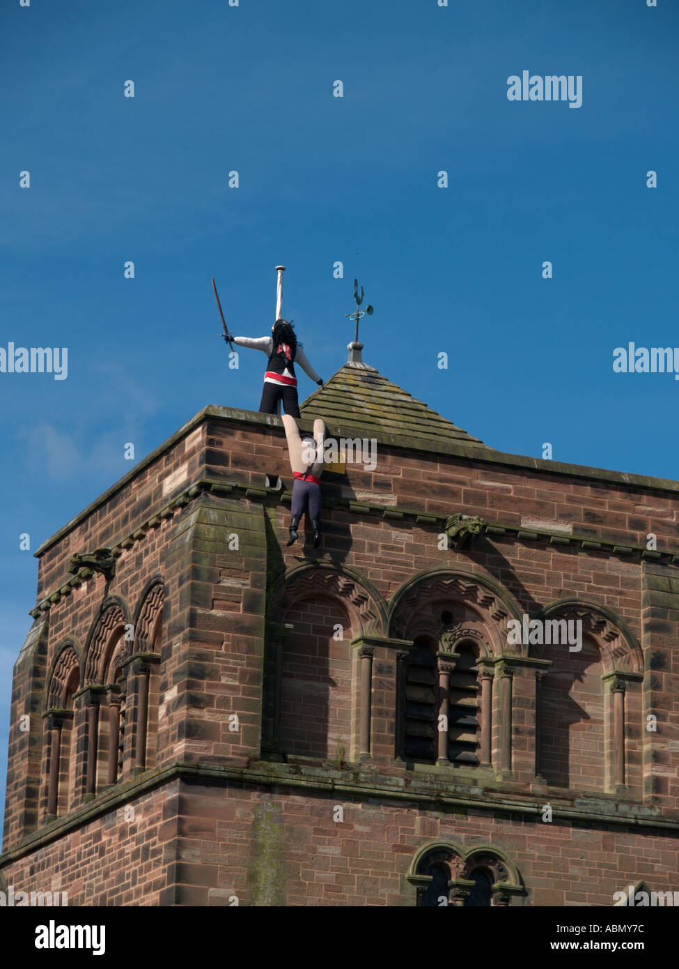 Cheshire Wirral Église Thornton Hough Banque D'Images