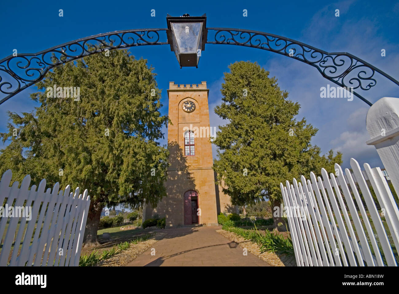 L'église anglicane St Luke s Richmond Tasmanie Banque D'Images