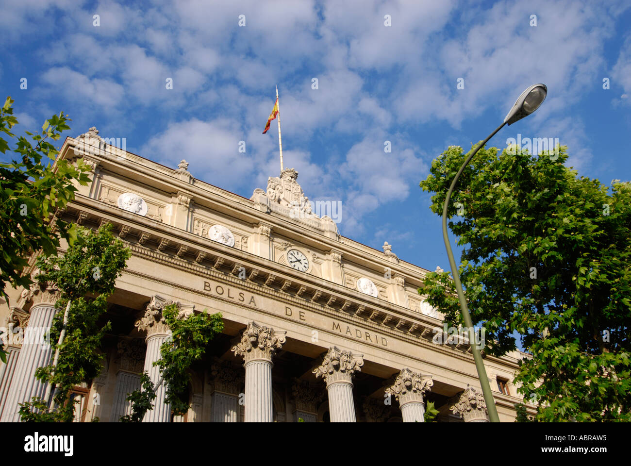 Bolsa de Madrid Madrid Espagne Madrid Stock Exchange Banque D'Images