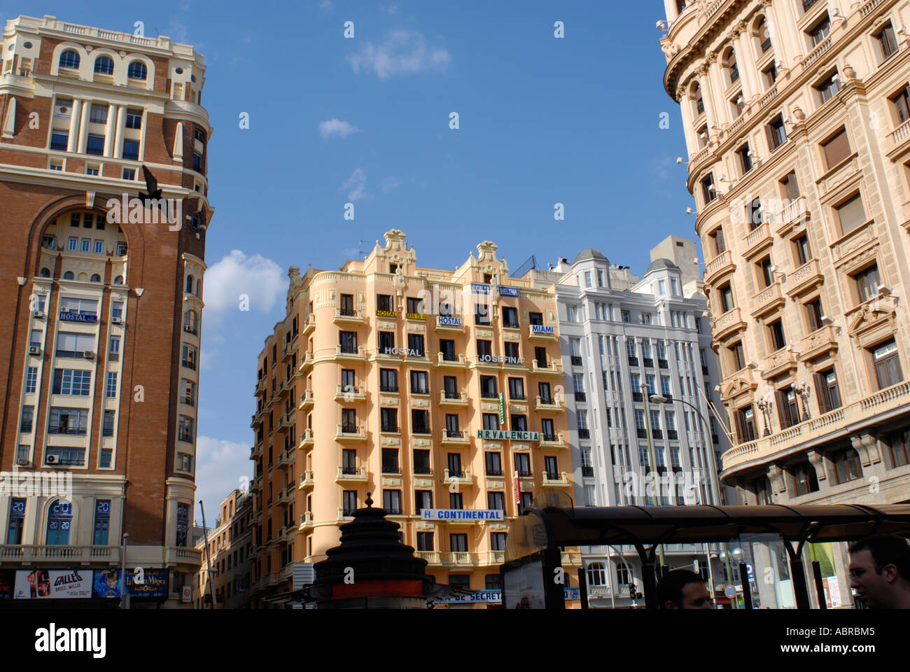 Plaza del Callao Madrid Espagne Banque D'Images