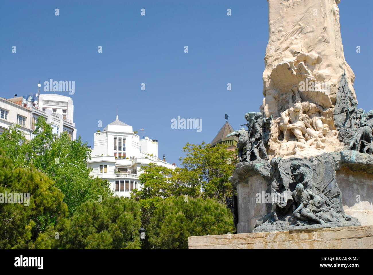 Plaza de los Sitios Zaragoza Espagne Banque D'Images