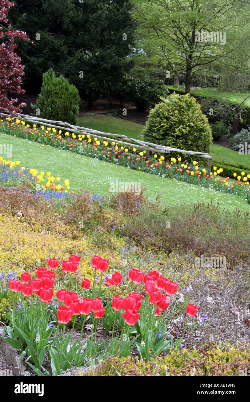 Linda Vista Gardens Abergavenny Monmouthshire South East Wales Banque D'Images