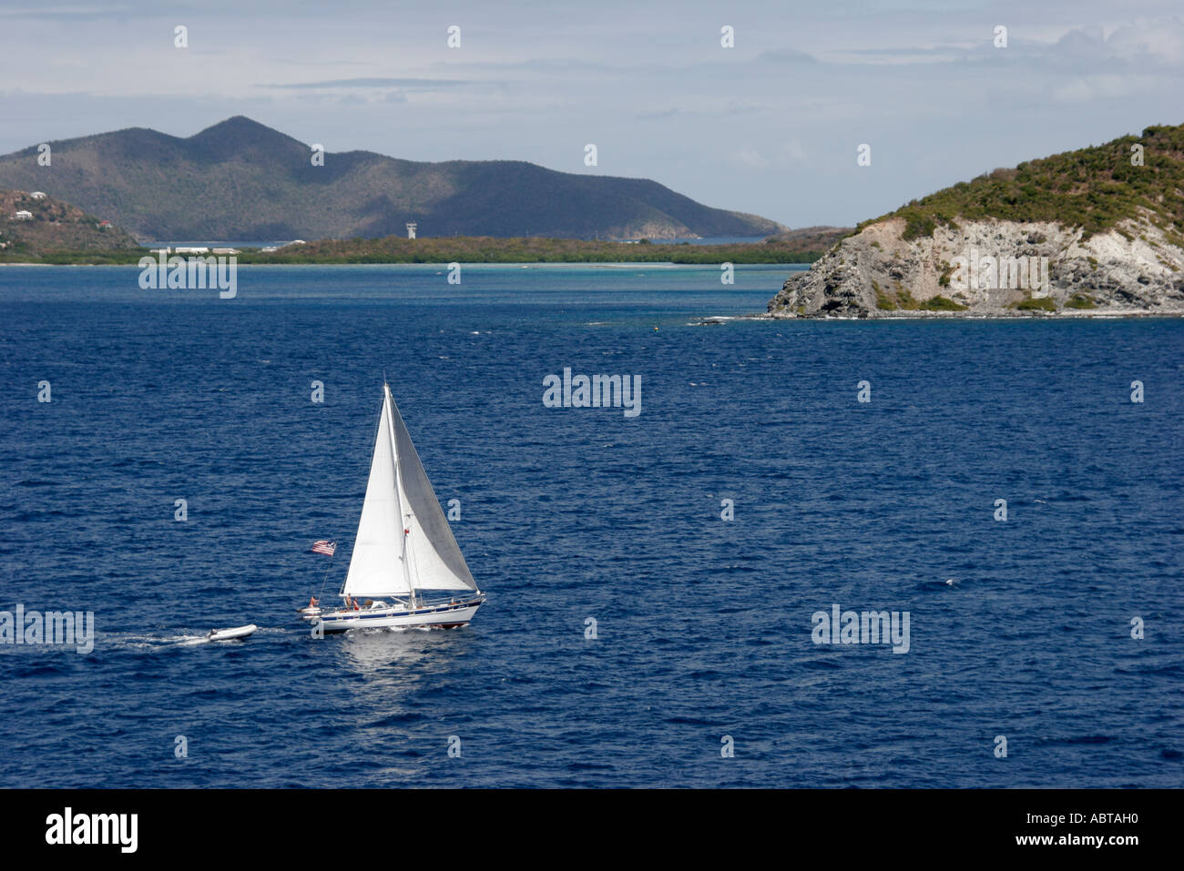 Tortola,Iles Vierges britanniques,BVI,B.V.I.,Antilles,Mer des Caraïbes,eau,Océan Atlantique,eau,territoire du Royaume-Uni,Iles Leeward,Petites Antilles,Caraïbes Banque D'Images