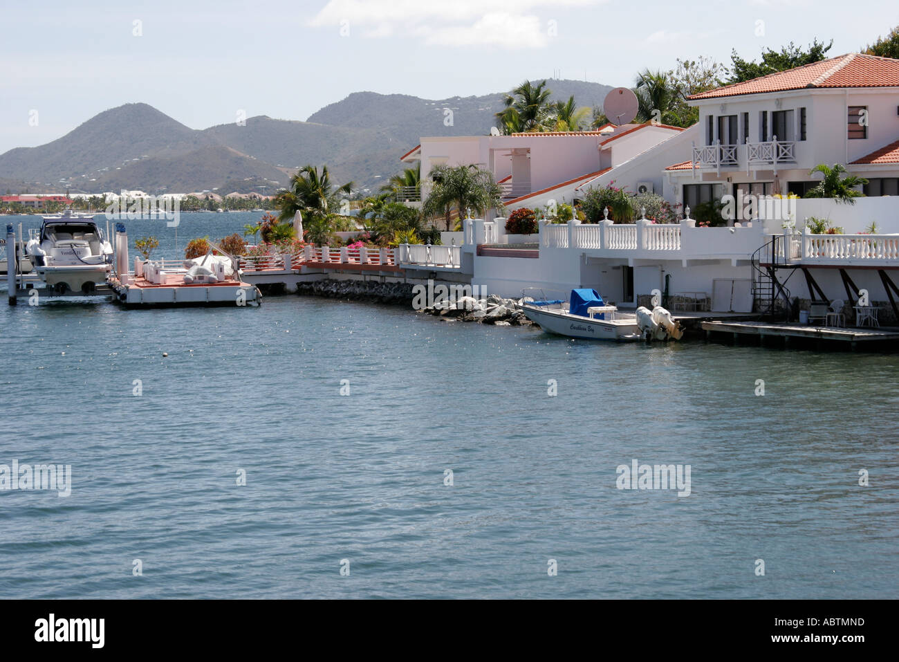 Sint Maarten,St.,Antilles néerlandaises,Antilles néerlandaises,Antilles néerlandaises,Iles Leeward,Mer des Caraïbes,eau,tropical,partage l'île avec Saint Martin,Français,Néerlandais,Simpson Ba Banque D'Images