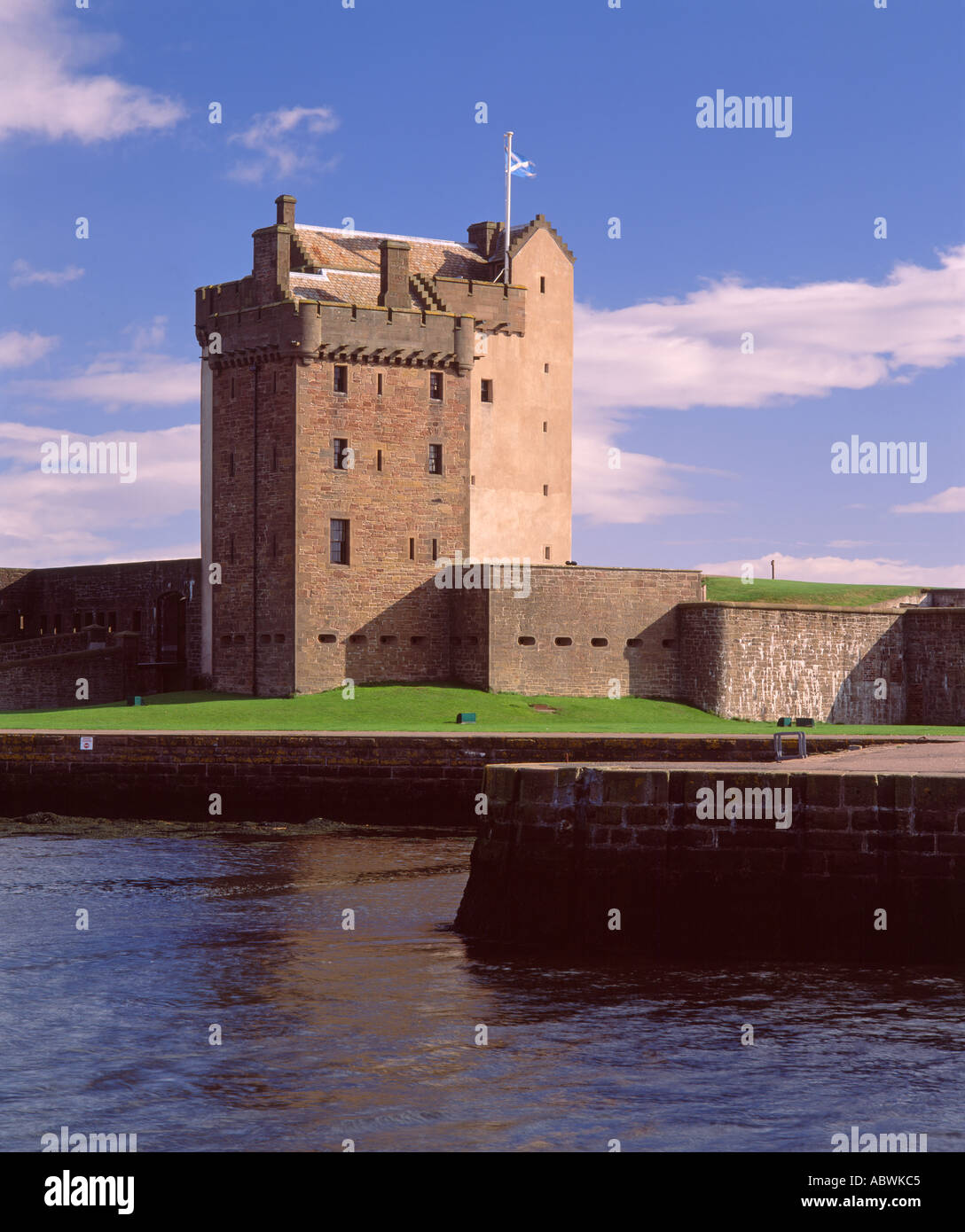 Broughty Castle, Broughty Ferry, Dundee, Ecosse, Royaume-Uni. Banque D'Images