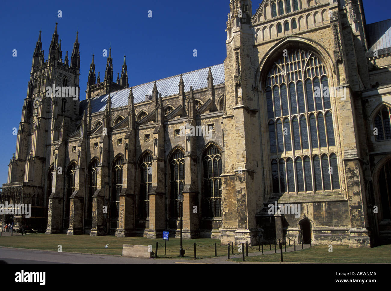 La Cathédrale de Canterbury Kent England UK Banque D'Images