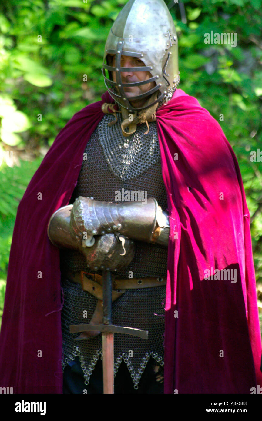Armiger avec visage masqué Banque D'Images