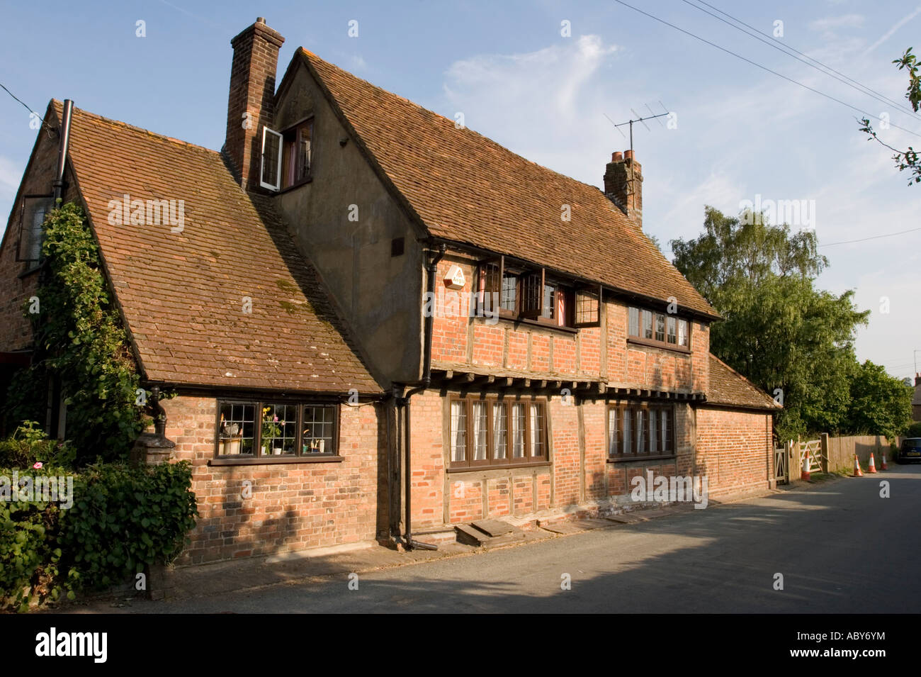 Tudor Cottage Essendine Hertfordshire Banque D'Images
