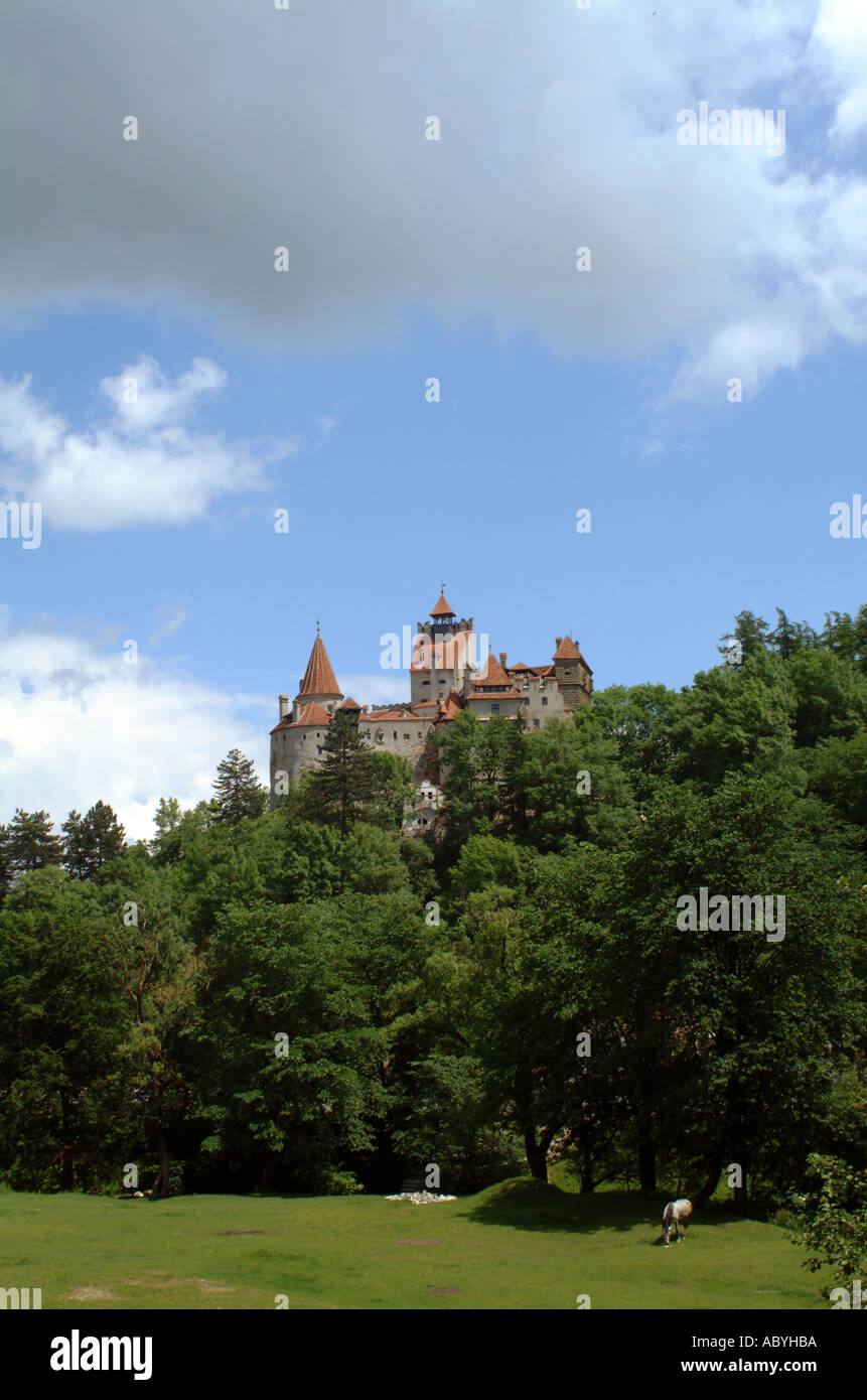 Château de Bran près de Brasov en Transylvanie Roumanie Europe de l'Est Banque D'Images