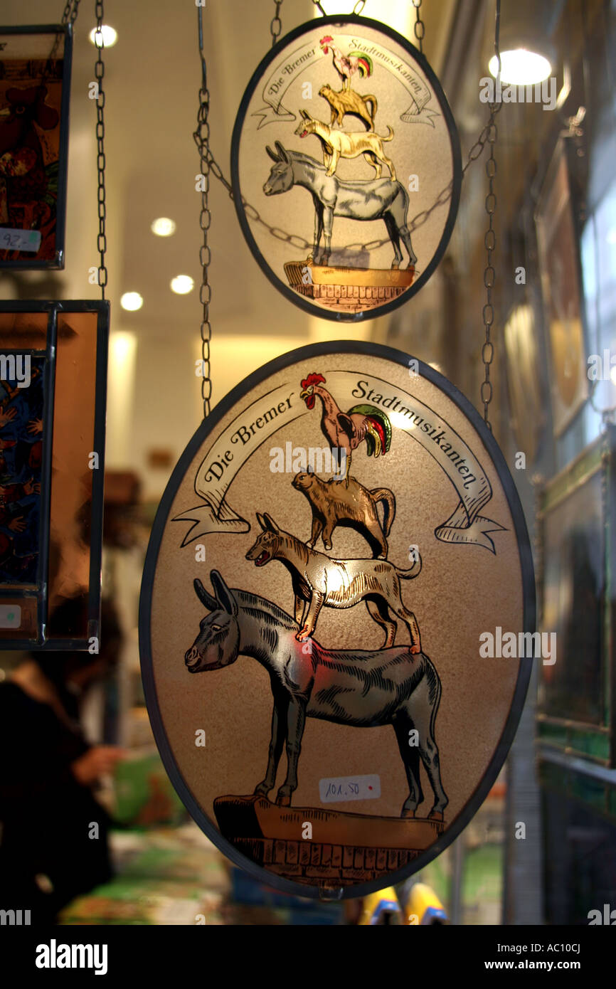 Die Stadtmusikanten Musiciens De Brême Lâne Le Chien