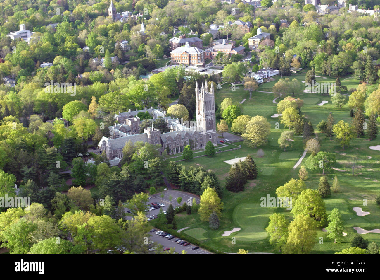 Vue aérienne de Princeton, New Jersey, États-Unis Banque D'Images