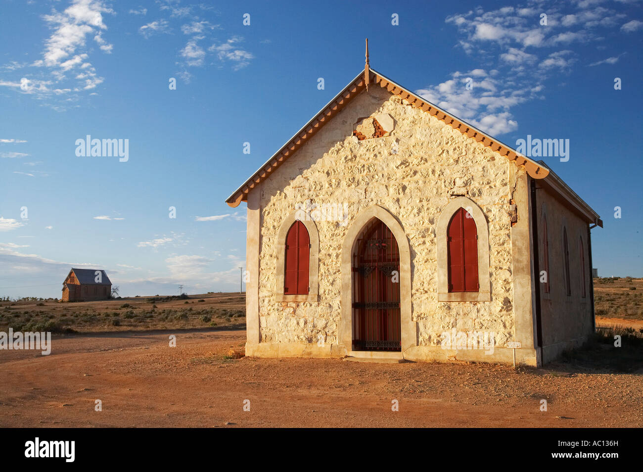 Les vieilles églises Silverton près de Broken Hill Outback Australie Nouvelle Galles du Sud Banque D'Images