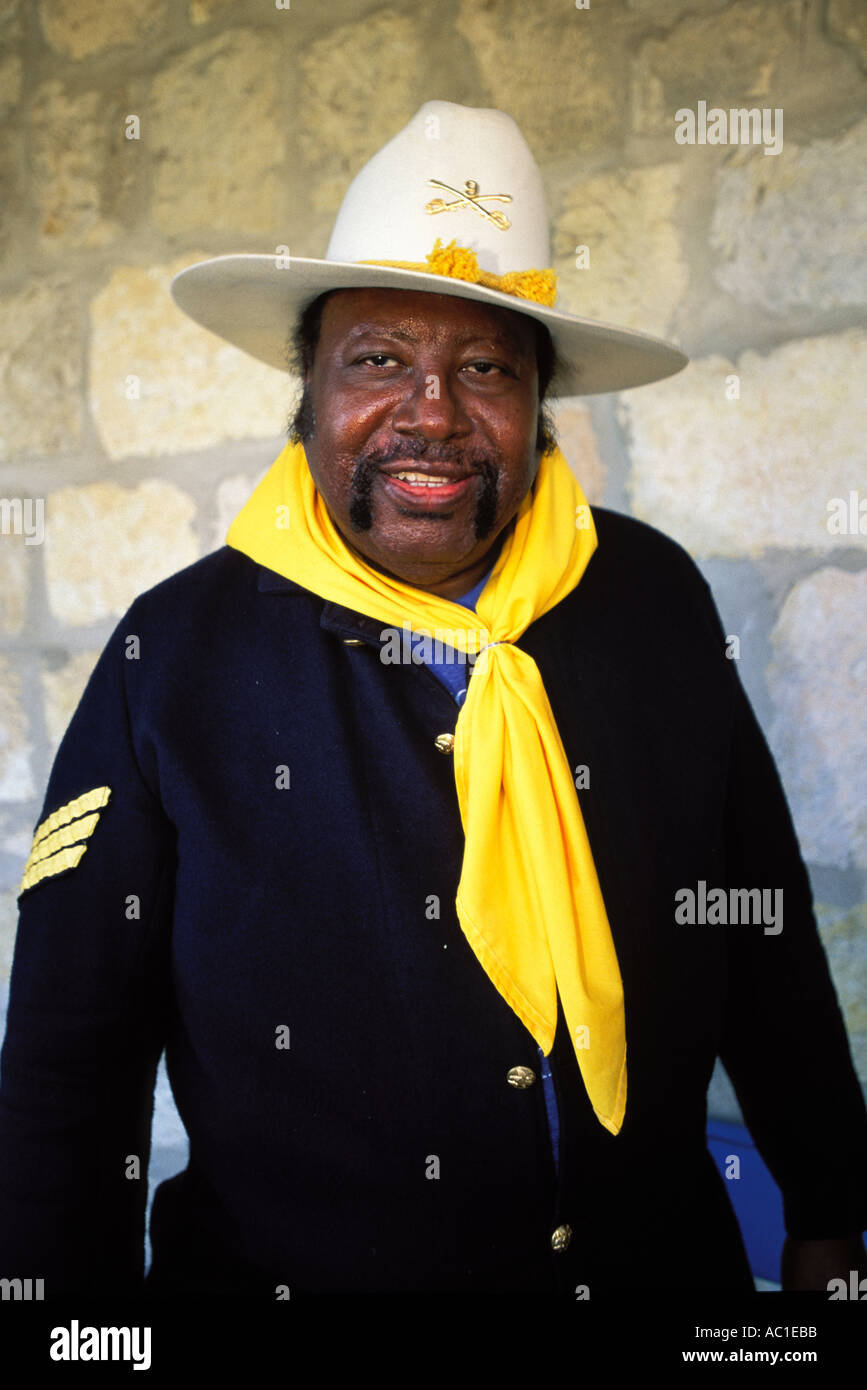 Texas, San Antonio, Texas, Institut des Cultures Buffalo Soldier Banque D'Images