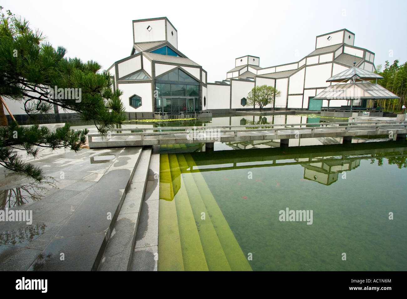 Suzhou Museum conçu par IM Pei Suzhou Chine Banque D'Images