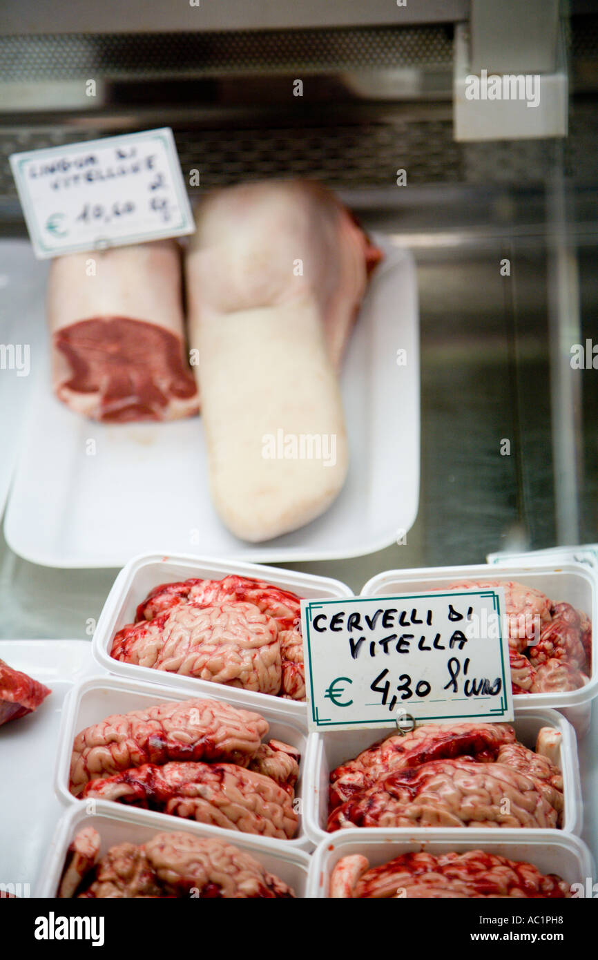 Cerveau de veau Banque D'Images