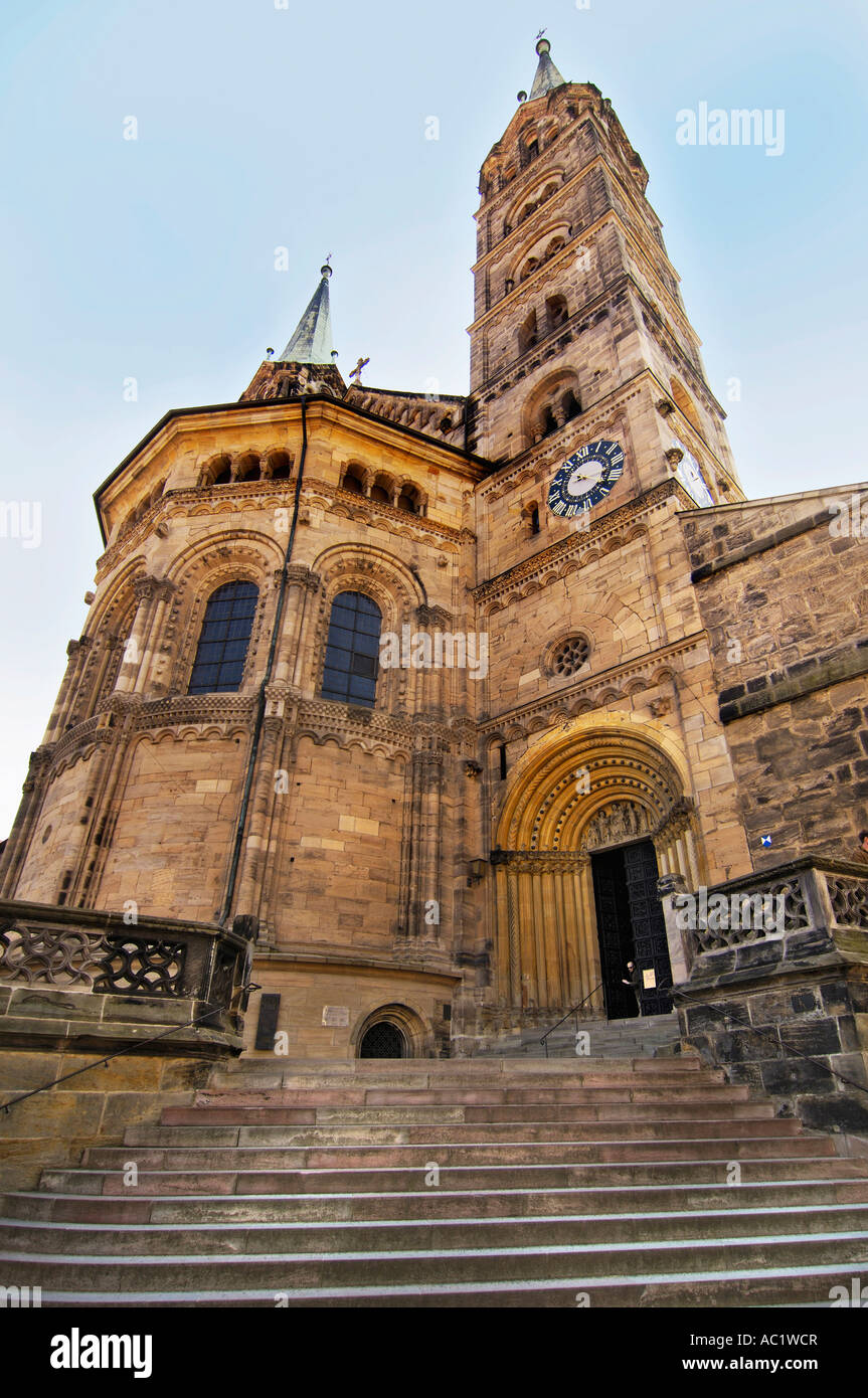 Allemagne, Bavière, Haute-Franconie, Cathédrale de Bamberg, Banque D'Images