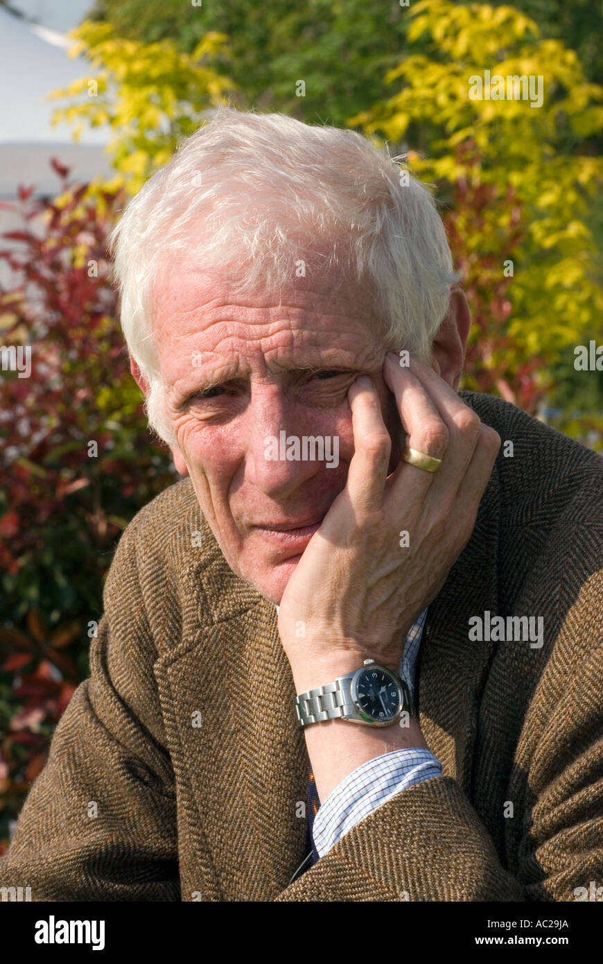 Feu Jonathan Miller CBE (1934-2019), Fowey, Cornwall, Royaume-Uni. Mai 2006 Banque D'Images