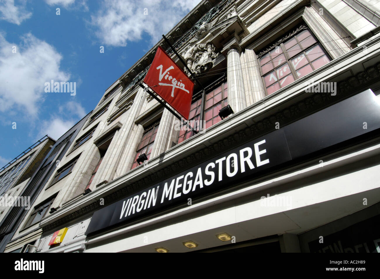 Virgin Megastore London England UK Banque D'Images