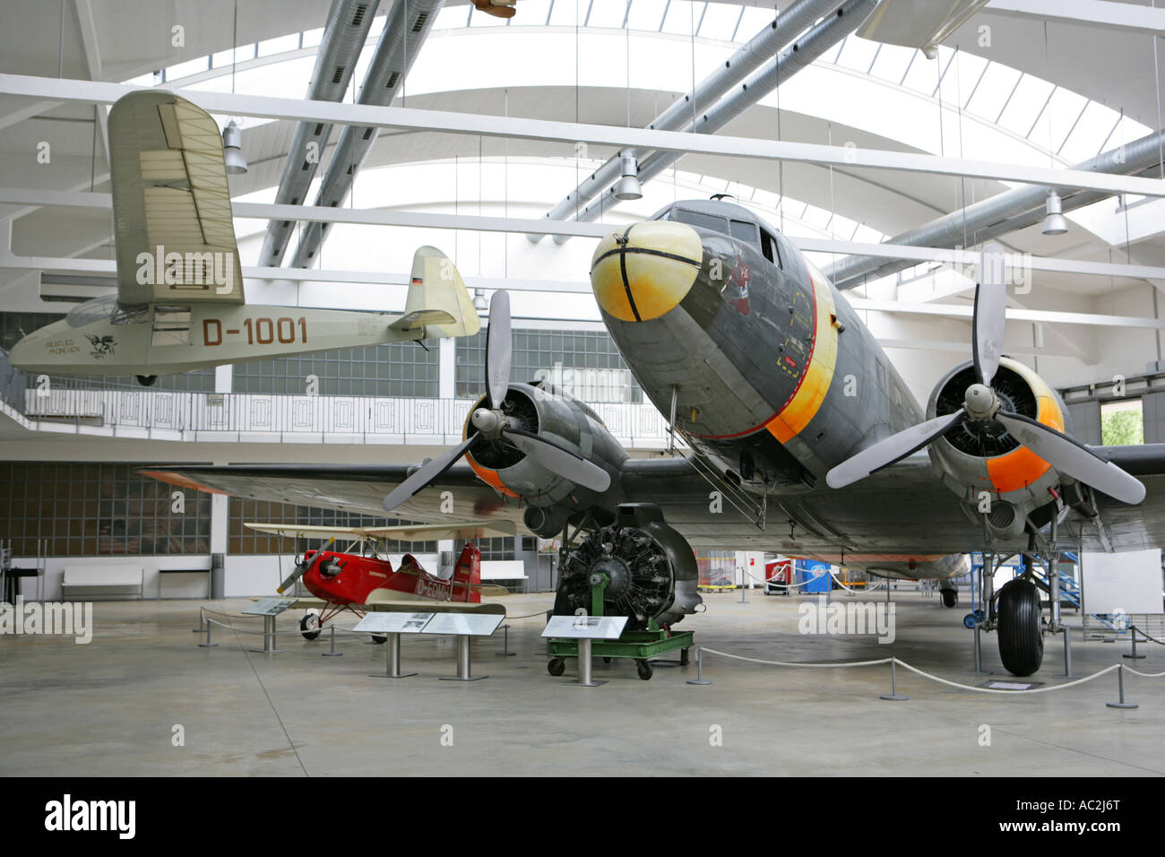 Allemagne, Munich, Deutsches Museum Flugwerft Aircraft Museum, Château de Schleissheim Banque D'Images