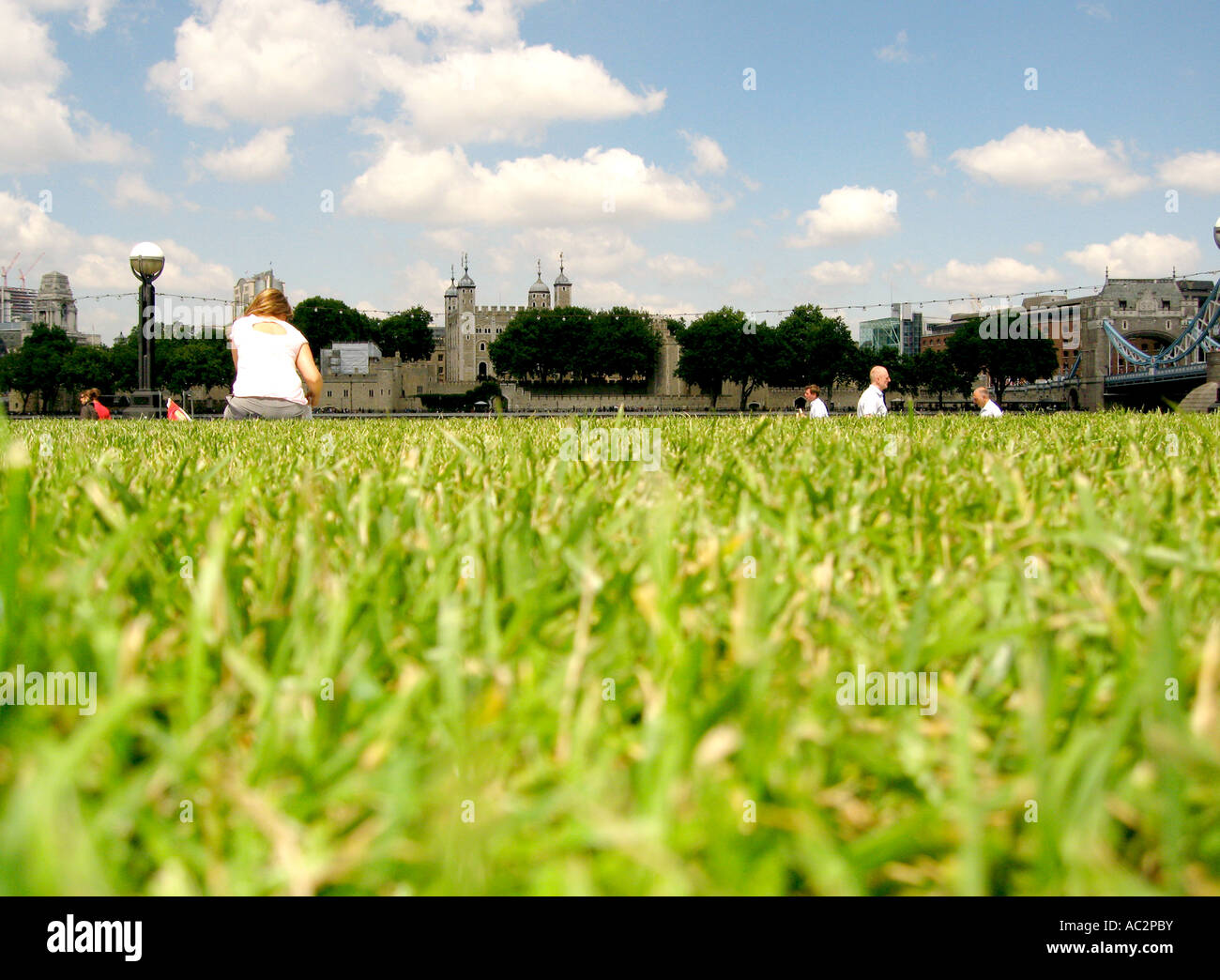 Vue sur la Tour de Londres Banque D'Images