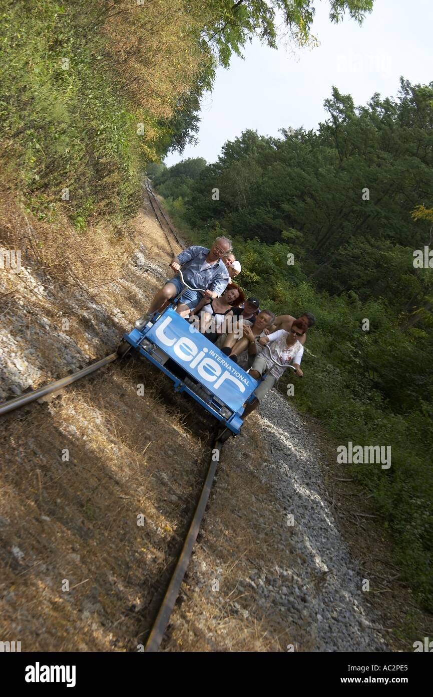 tour de handcar Banque D'Images