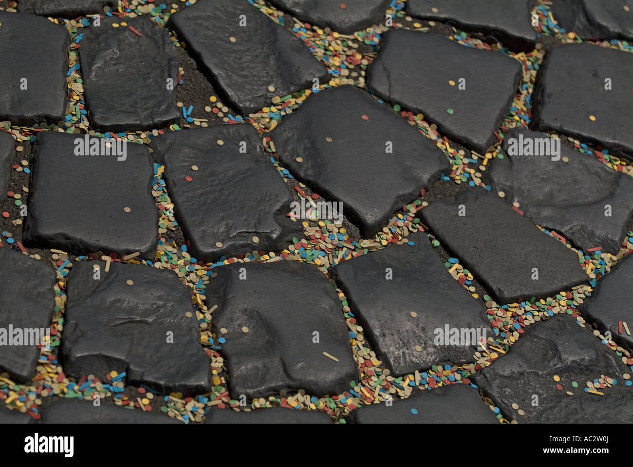 Après le carnaval, Mayence Banque D'Images