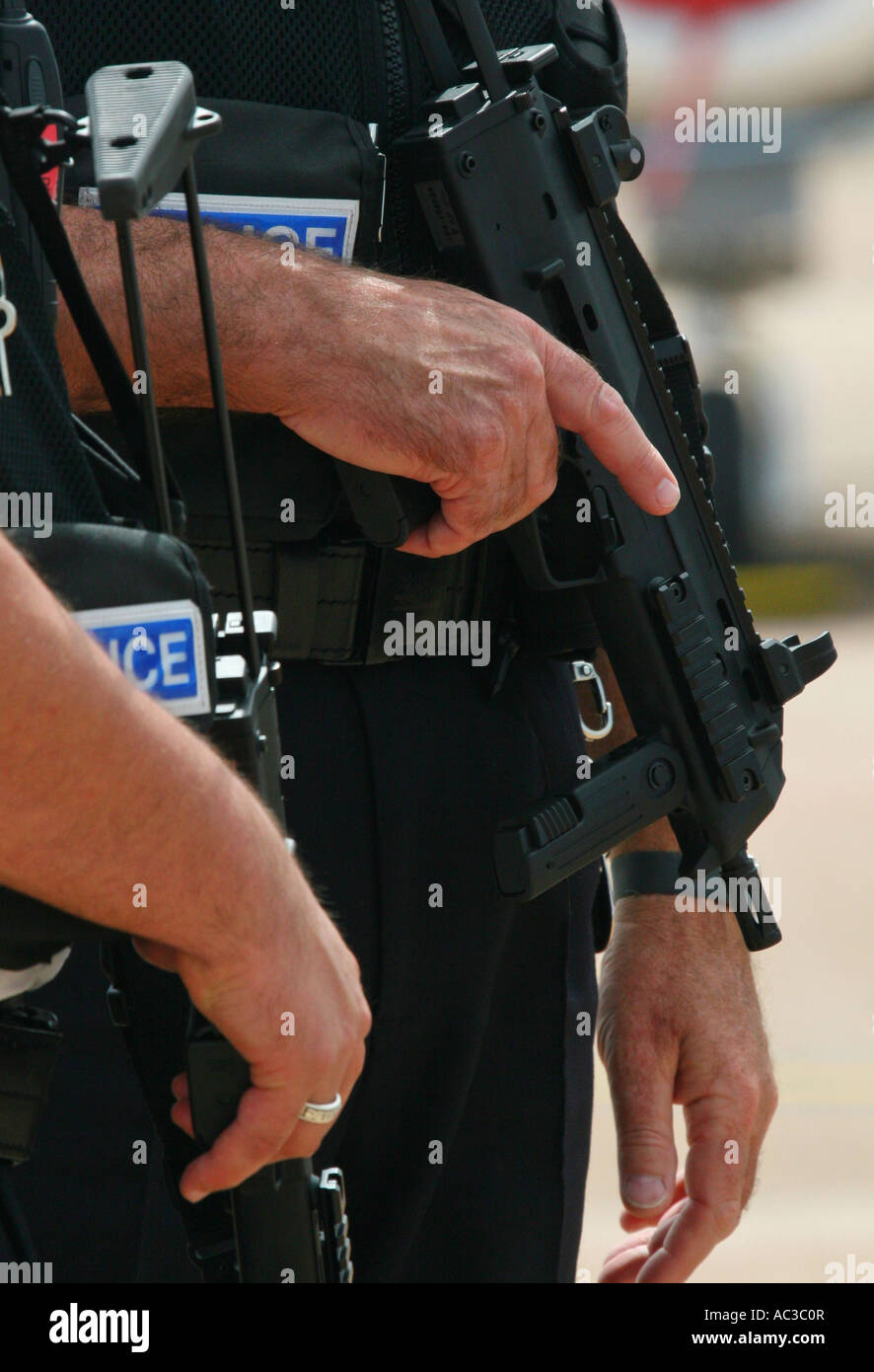 Unité de police armées britanniques Banque D'Images