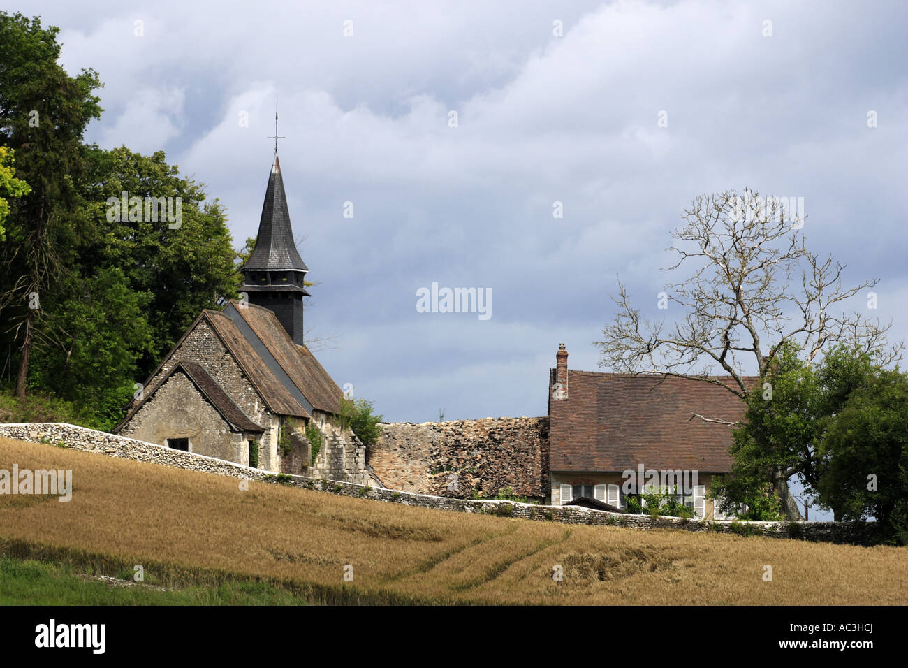 village français Banque D'Images