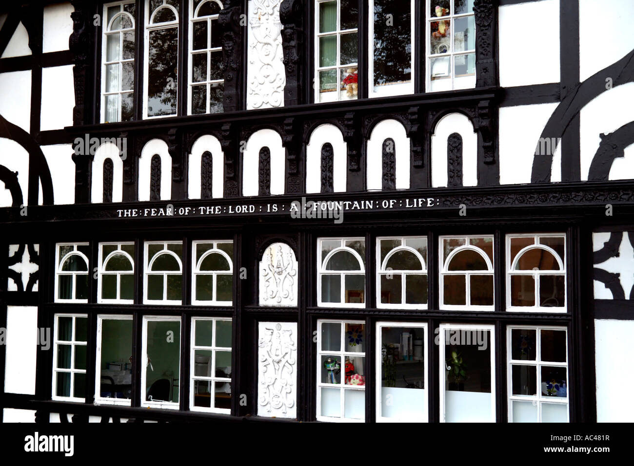 Bâtiment traditionnel, Chester Banque D'Images