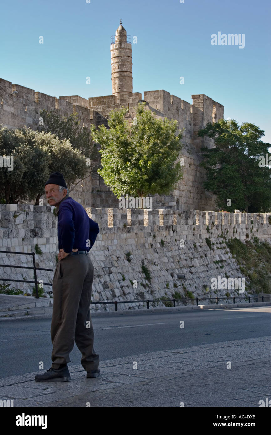 Photo de la Citadelle du roi David à Jérusalem Israël Banque D'Images