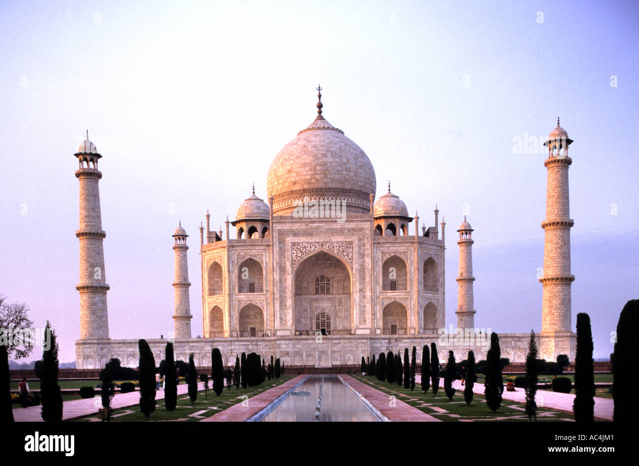 Le Mausolée du Taj Mahal Agra Inde empereur Moghol Shah Jahan épouse Mumtaz Mahal Banque D'Images