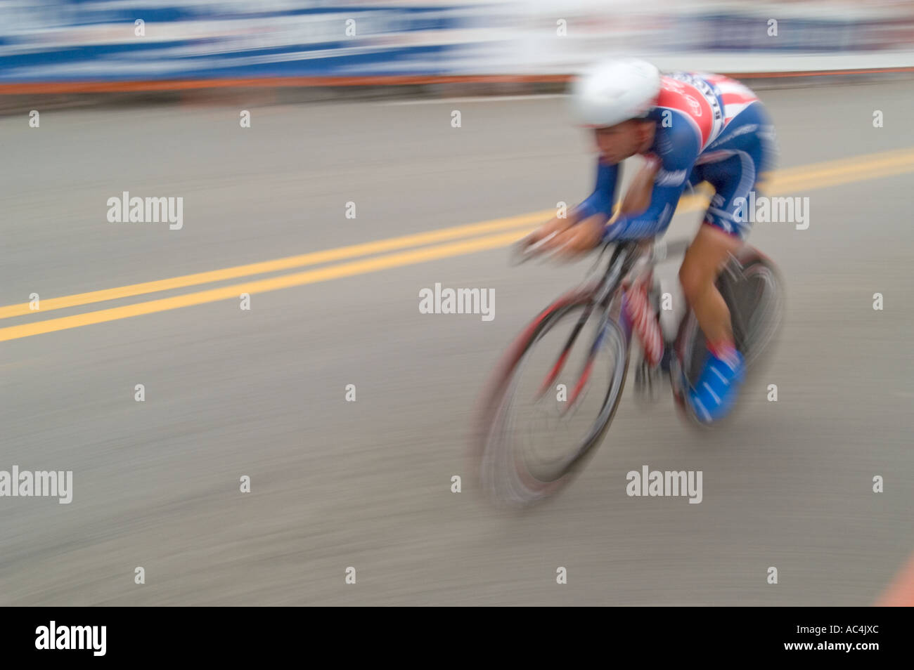 Course cycliste à Chattanooga, Tennessee. Banque D'Images