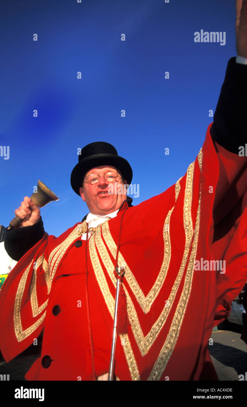 Crieur public Swansea Pays de Galles Royaume-Uni Grande-Bretagne Banque D'Images