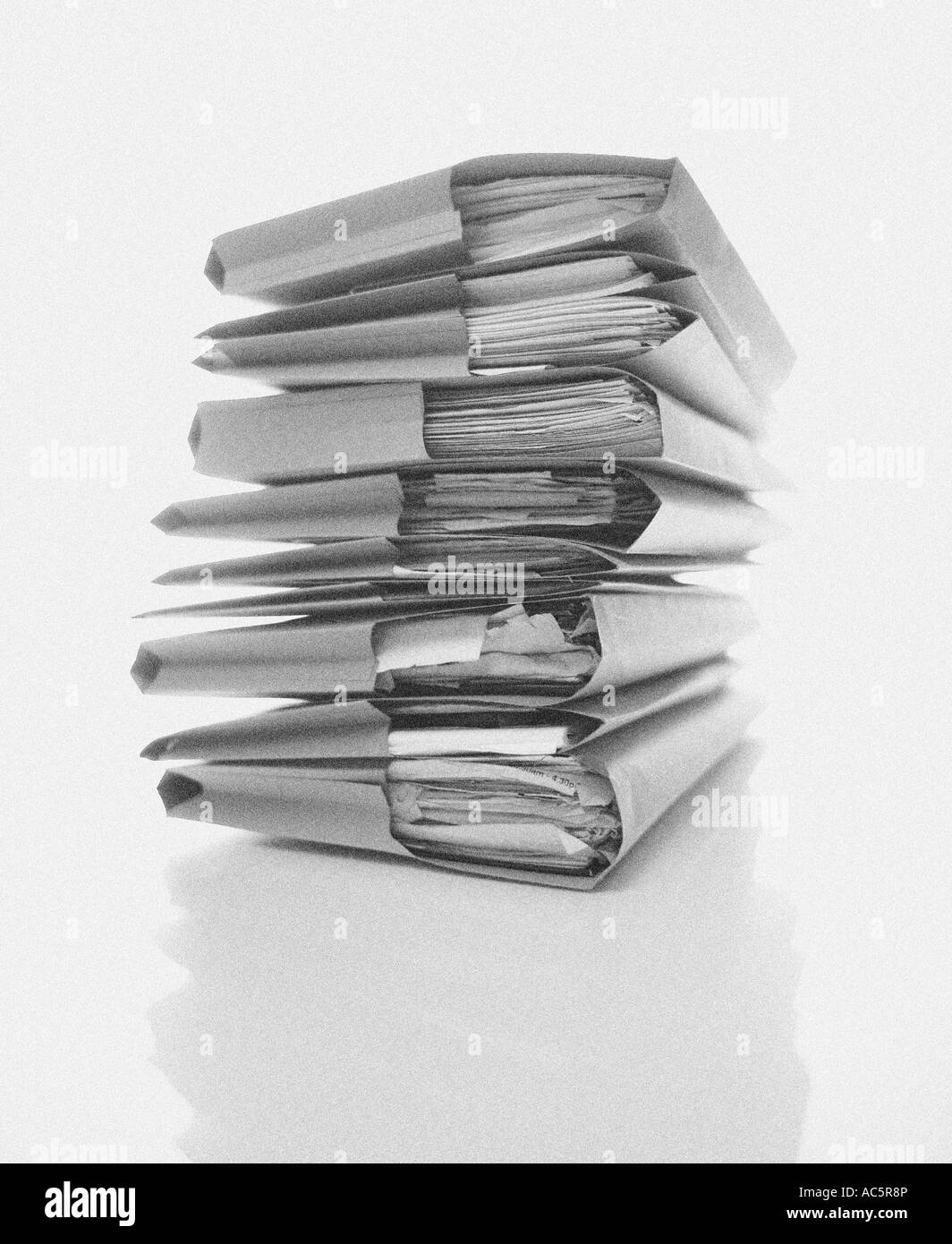 Dossiers de formalités administratives Banque D'Images