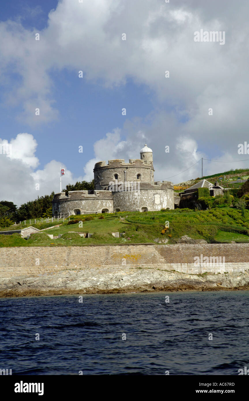 St Mawes Castle, St Mawes, Cornwall, UK Banque D'Images