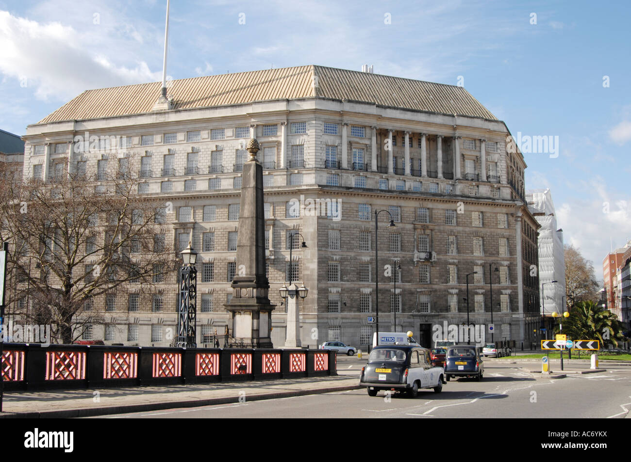 Mi5 bâtiment du Siège. Maison Thames, London, UK Banque D'Images