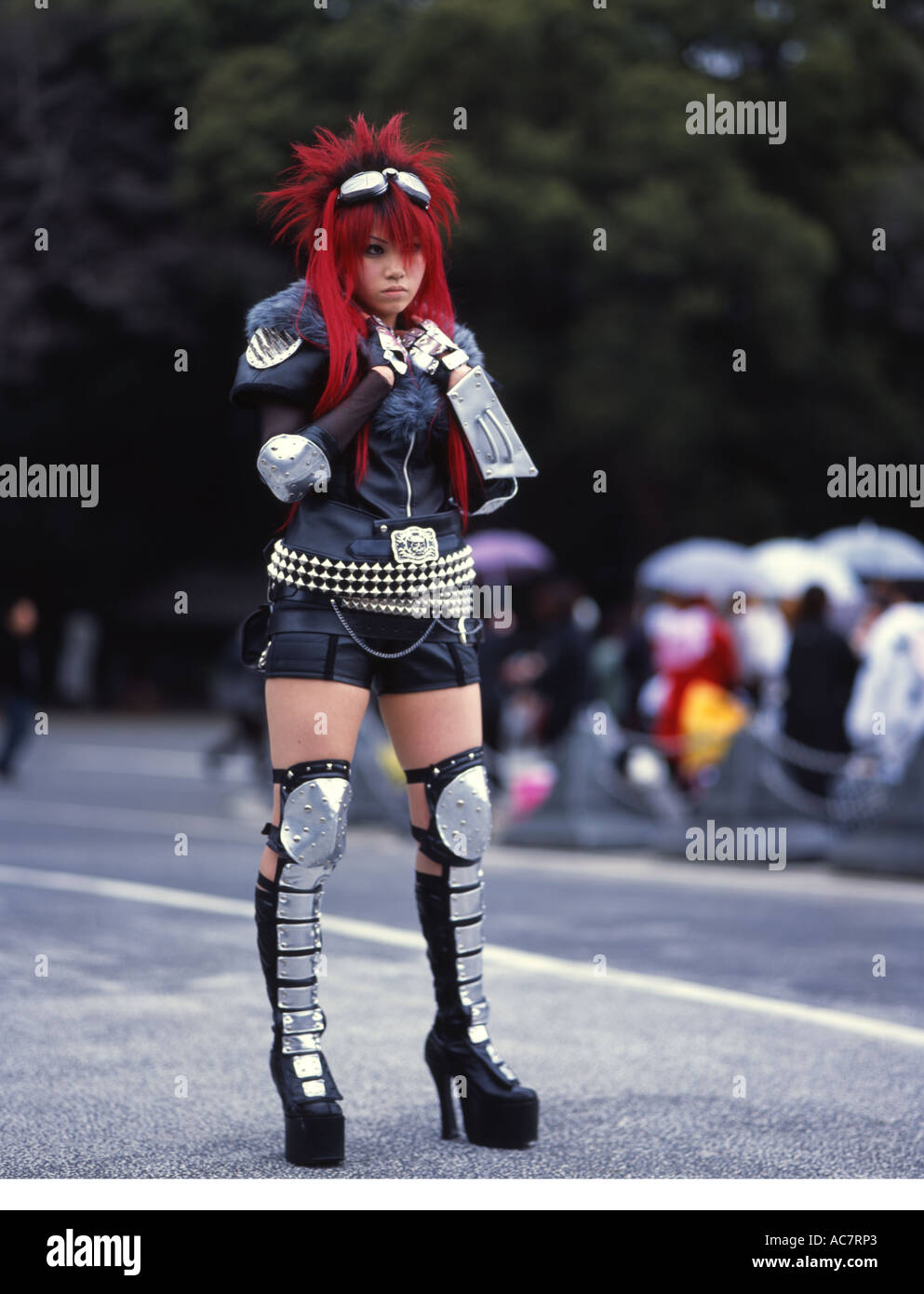 Fille Harajuku, Tokyo Banque D'Images