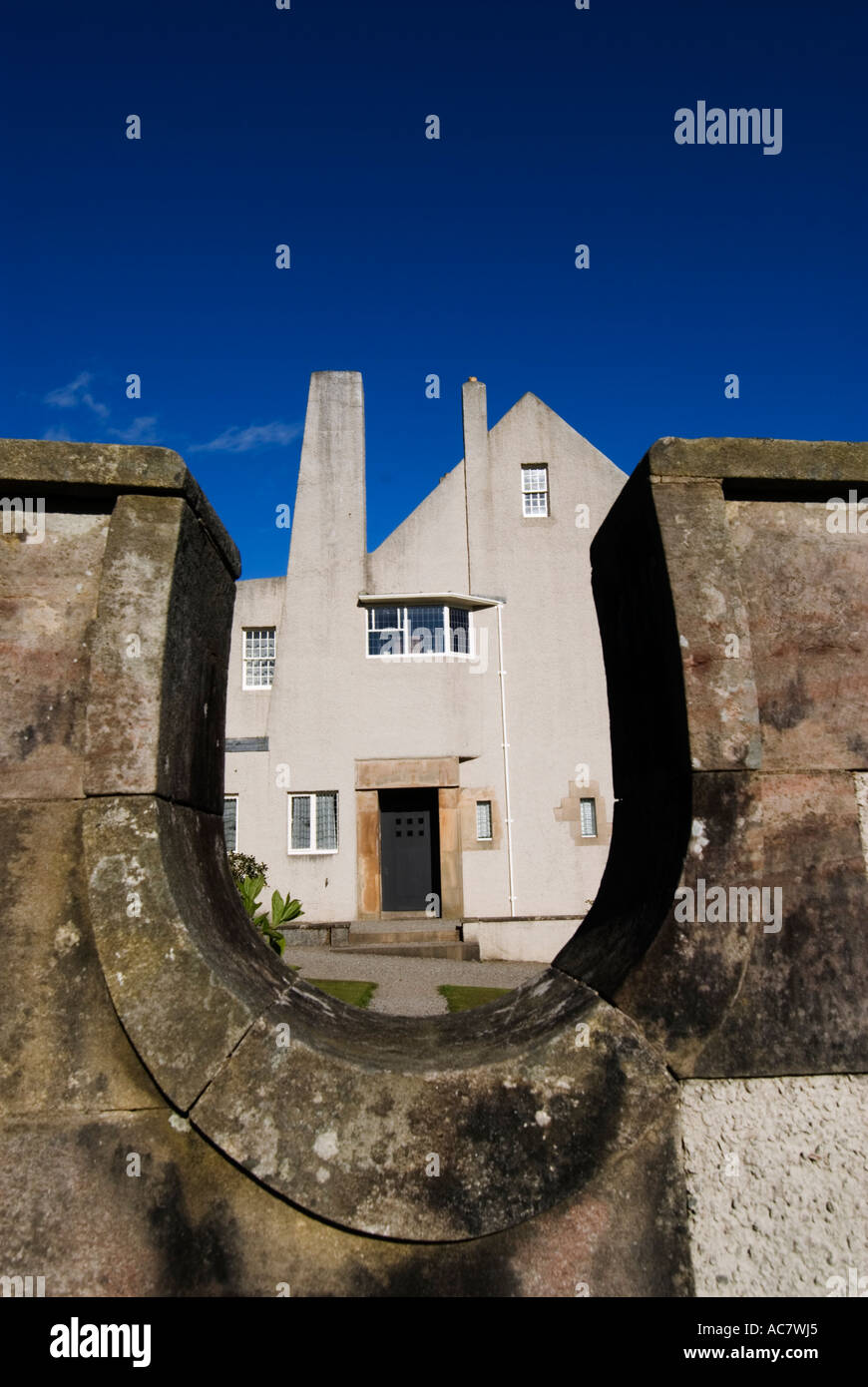 Hill House à Helensburgh Scotland a été conçu par Charles Rennie Mackintosh Banque D'Images