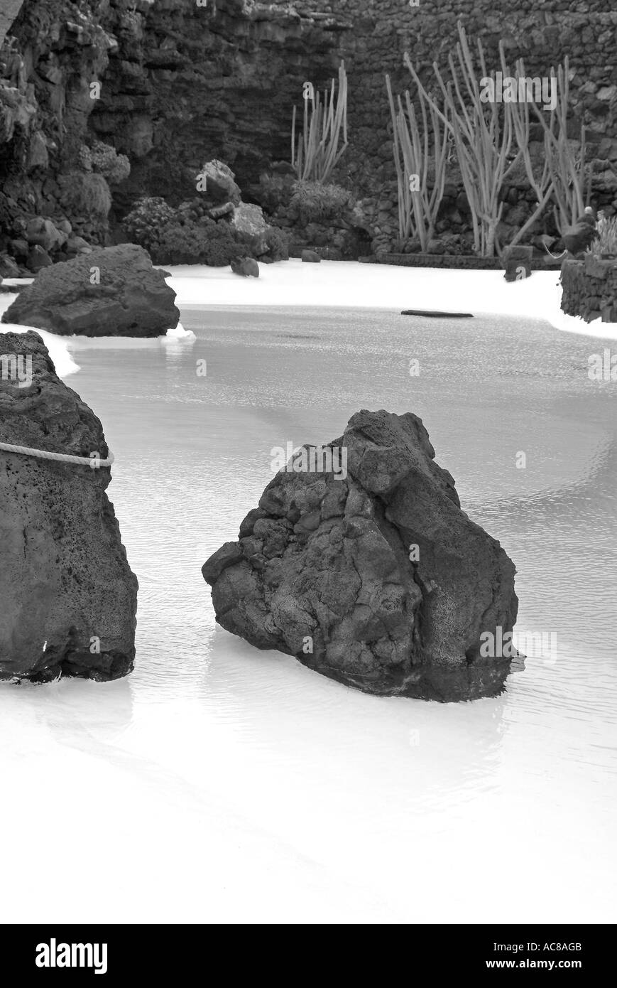 Canaries Manrique Manrique piscine extérieure kanarische Inseln Banque D'Images