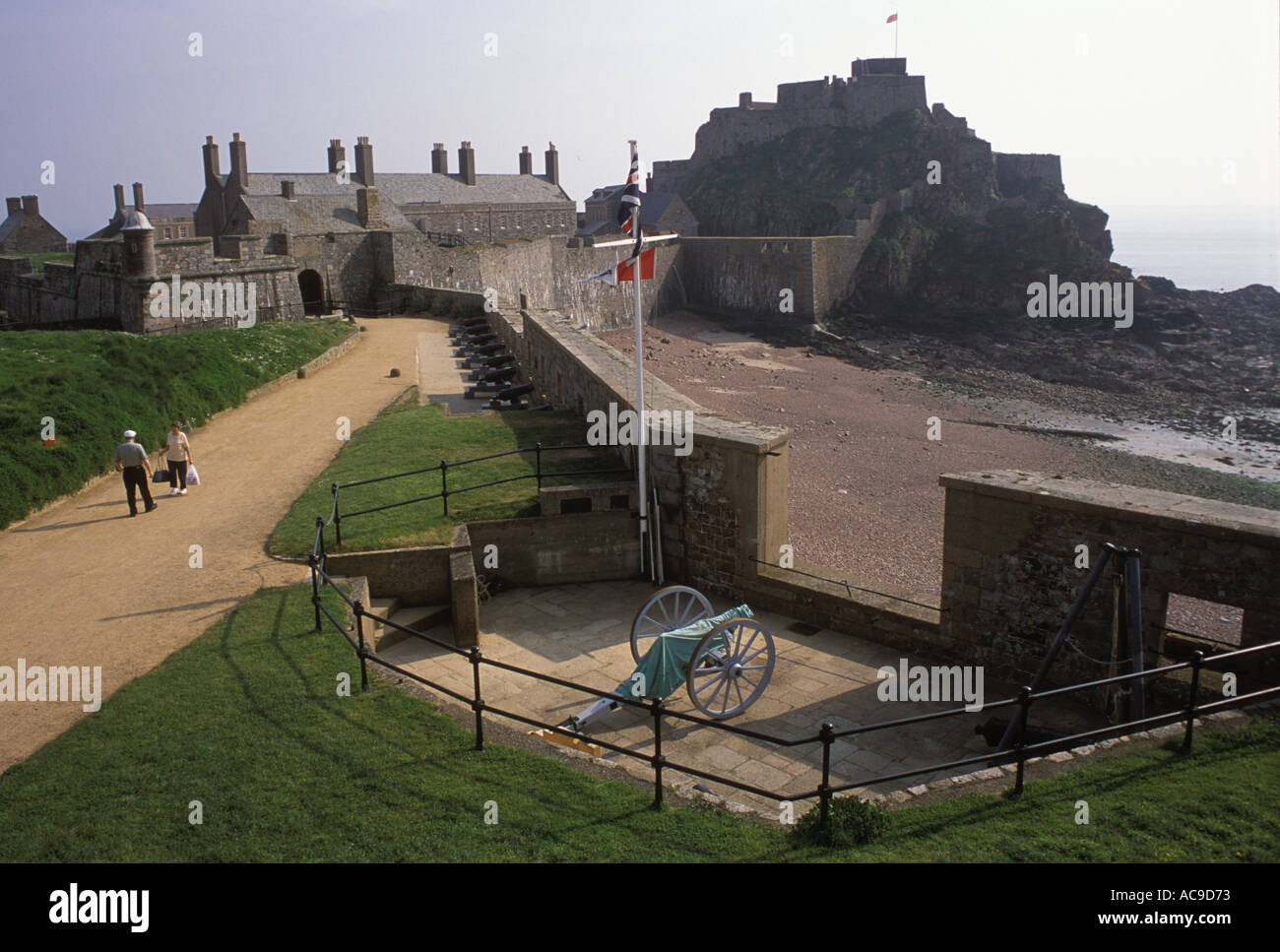 Elizabeth Castle St Helier Jersey The Channel Islands UK 2000s HOMER SYKES Banque D'Images