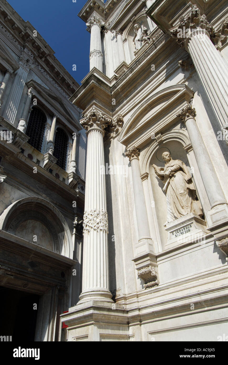 Scuola Grande d Saint Rocco et Chiesa San Rocco Venise Italie Banque D'Images