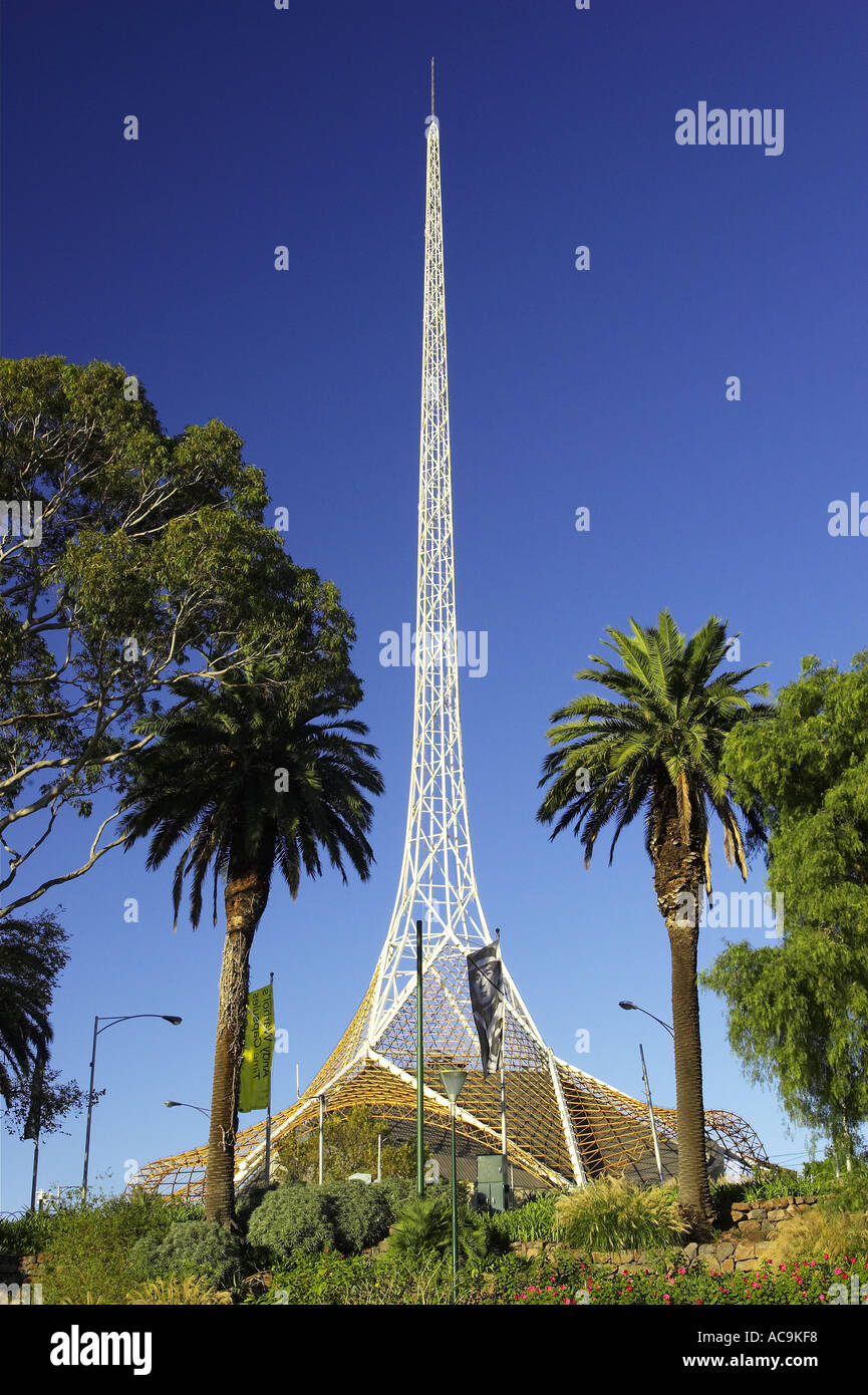 Flèche de Victorian Arts Centre Victoria Melbourne Australie Banque D'Images