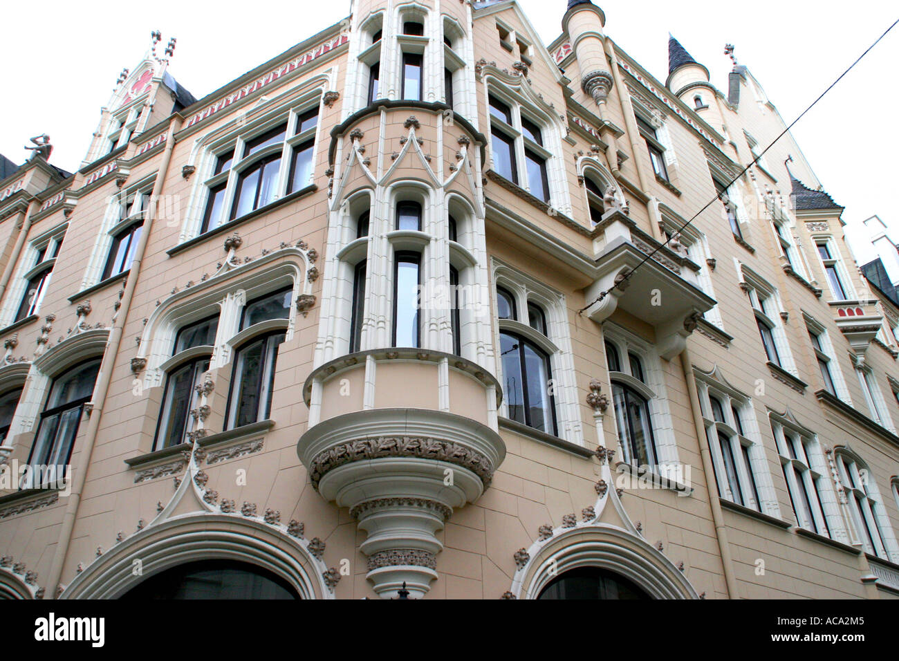 Lativa - Art Nouveau - Riga Banque D'Images