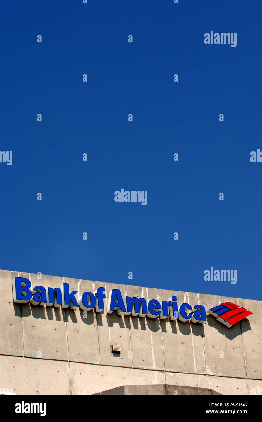 Bank of America Bank Building secteur Art déco à South Beach Miami Florida USA Banque D'Images