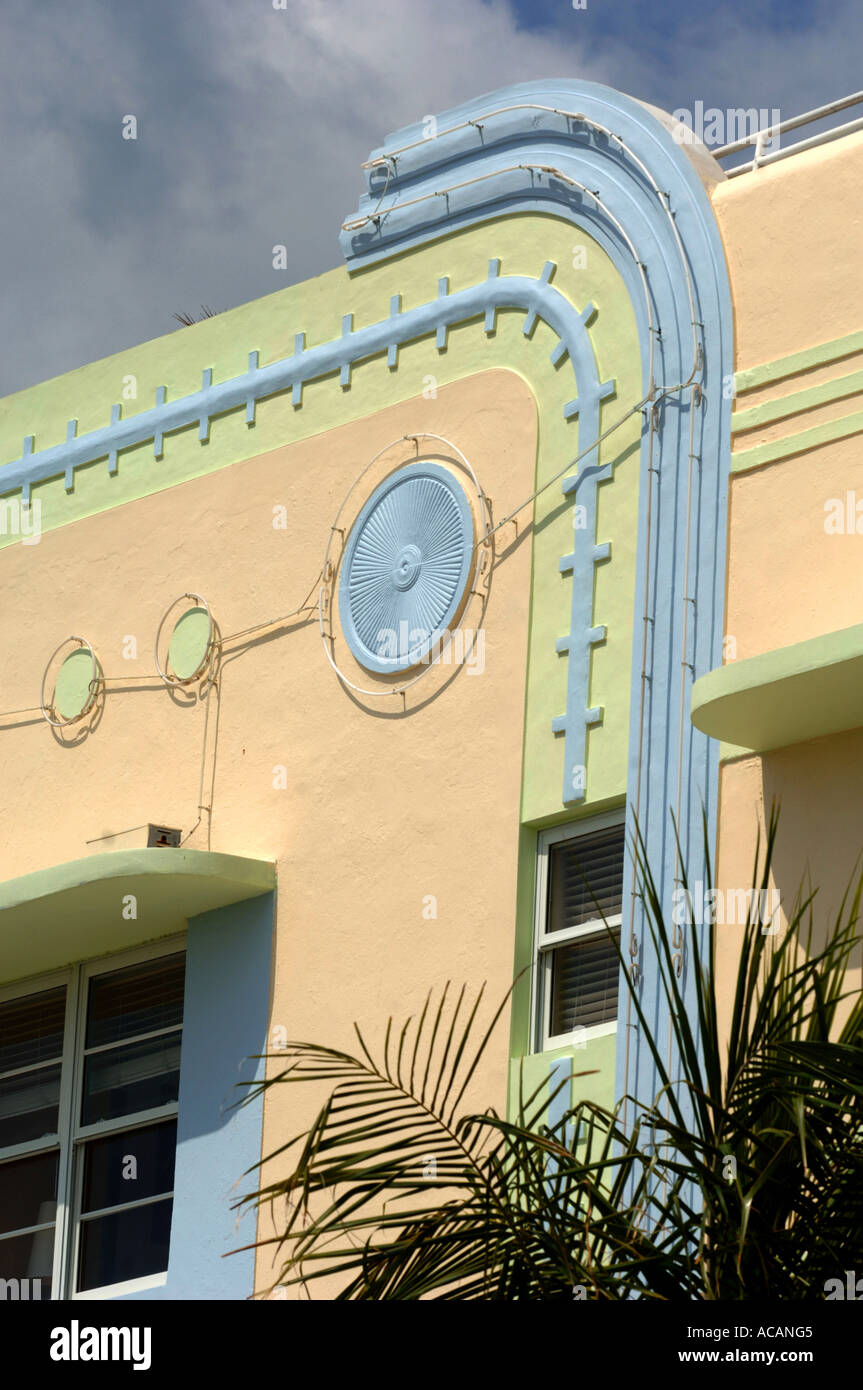Crescent Hotel Miami Florida USA Secteur Art Déco Banque D'Images