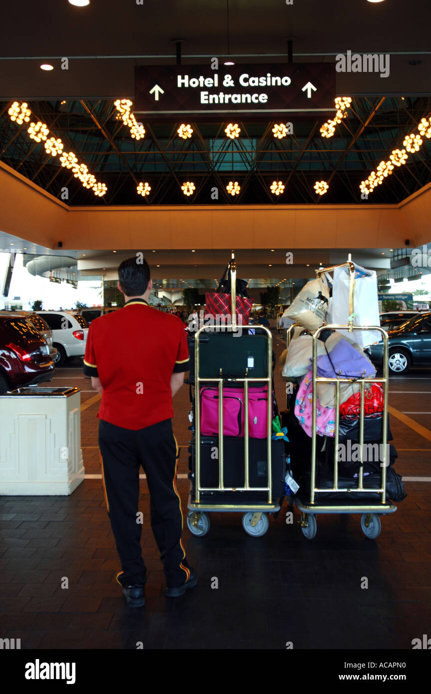 MGM Hotel and Casino porter NEVADA USA Banque D'Images