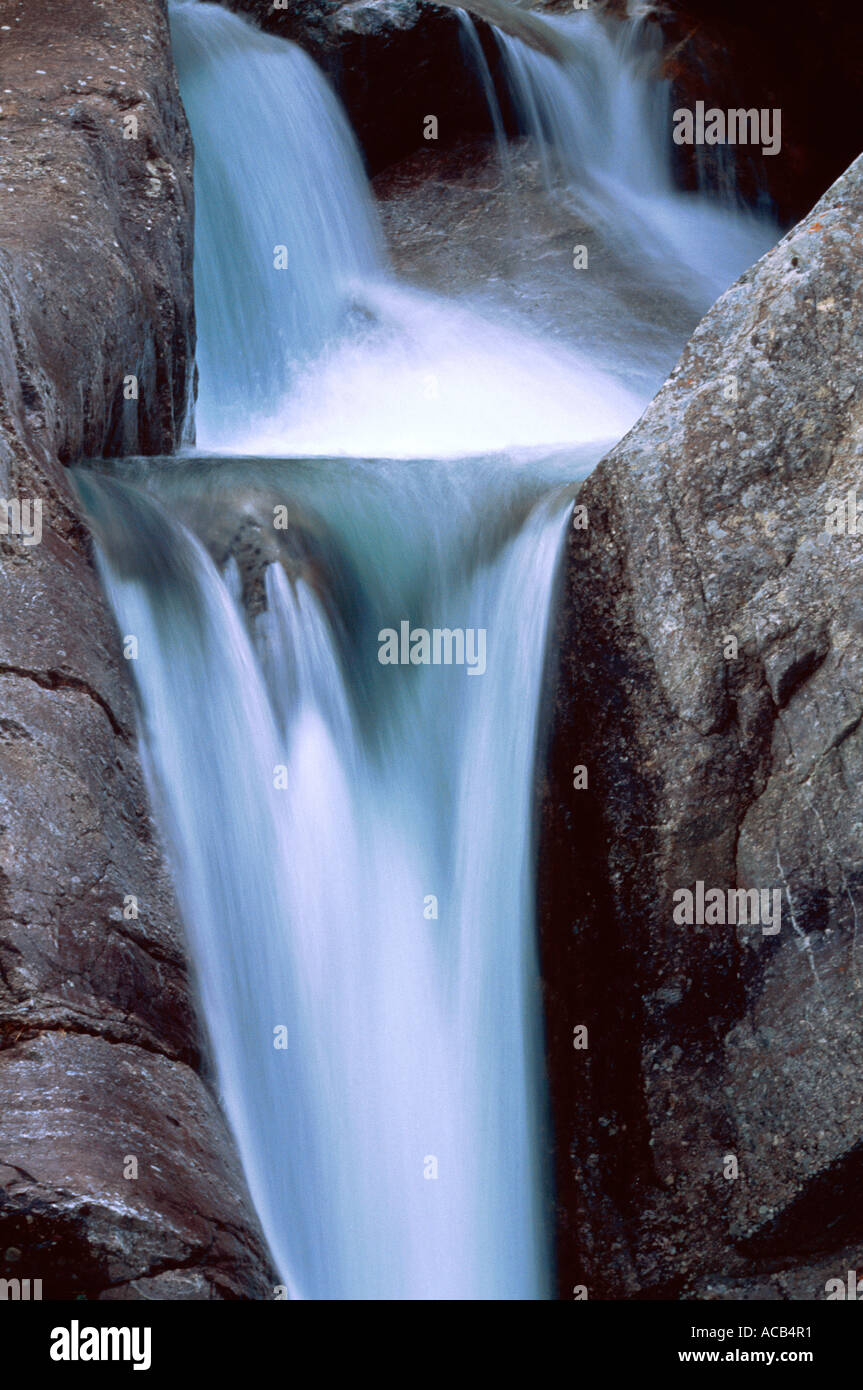 Ray cascades près de Saint Martin Vésubie, Alpes Maritimes France Banque D'Images