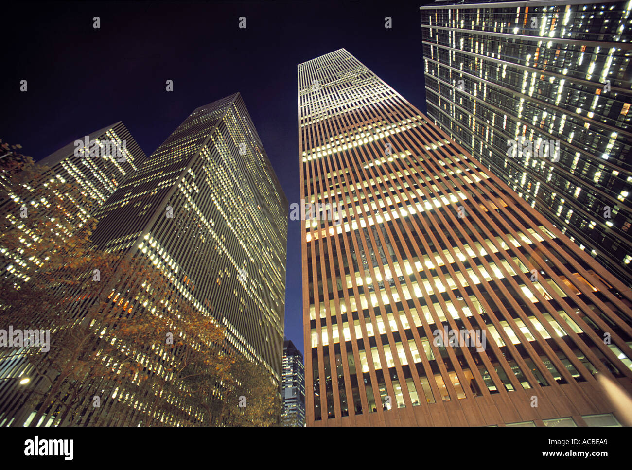 Des immeubles de New York USA Banque D'Images